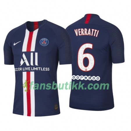 Fotballdrakt Paris Saint-Germain Marco Verratti 6 Hjemmetrøye 2019-2020 Kortermet